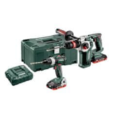 Metabo Sada Bw Combo 18V 236(Bs 18 Lt Bl,Kha 18 Ltx Bl 24) 2X4,0Ah Lihd