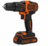 Black+Decker Bd Šroubovák úderový18V/2X1,5Ah/kufr