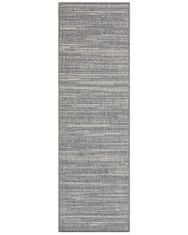 Elle Decor AKCE: 80x150 cm Kusový koberec Gemini 105543 Silver z kolekce Elle – na ven i na doma 80x150