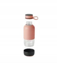 INNA Skleněná láhev na vodu TO GO růžová 0,6l / Lekue