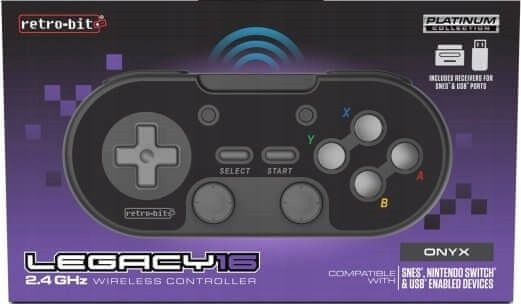 Retro-Bit Legacy16 2.4GHz Pad SNES + Switch + PC