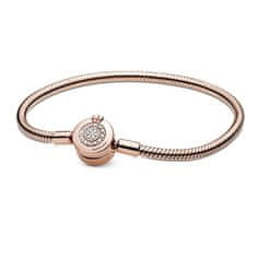 Pandora Luxusní náramek s korunkou Rose 589046C01 (Délka 19 cm)