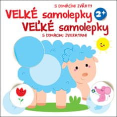 Velké samolepky s domácími zvířaty Ovce - Veľké samolepky s domácimi zvieratami Ovca