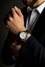Marc Malone hodinky Louis Croco Black Leather CBC-2200S
