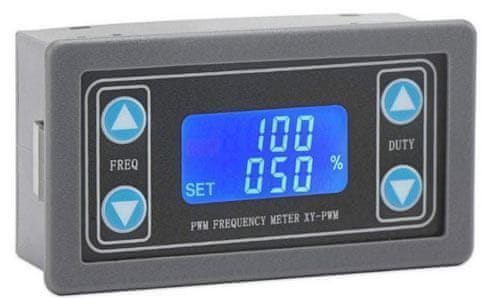 HADEX PWM generátor XY-PWM, 1Hz-150kHz s LCD displejem v krabičce