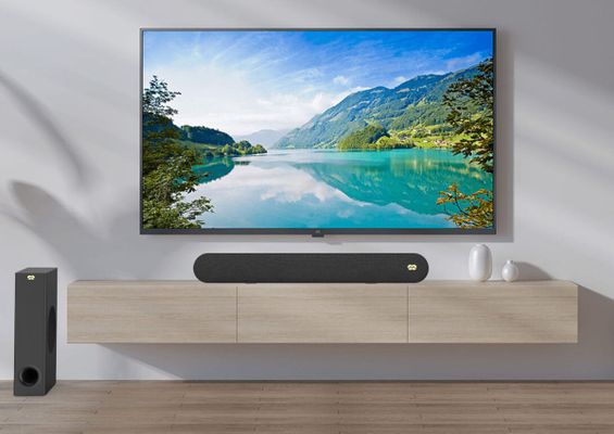 moderný soundbar mozos cinema diaľkové ovládanie pekný zvuk hdmi arc usb Bluetooth aux in ekvalizér priestorový zvuk mozos