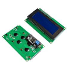 HADEX Displej LCD2004 IIC/I2C, 20x4 znaky, modré podsvícení