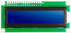 HADEX Displej LCD1602A I2C, 16x2 znaků, modré podsvícení