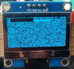 HADEX Displej OLED 1,3", 128x64 znaky, IIC/I2C, 4piny, modrý