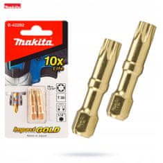 Makita 2 rázové bity Torx T30 IMPACT GOLD B-42282