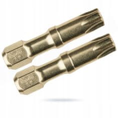 Makita 2 rázové bity Torx T30 IMPACT GOLD B-42282