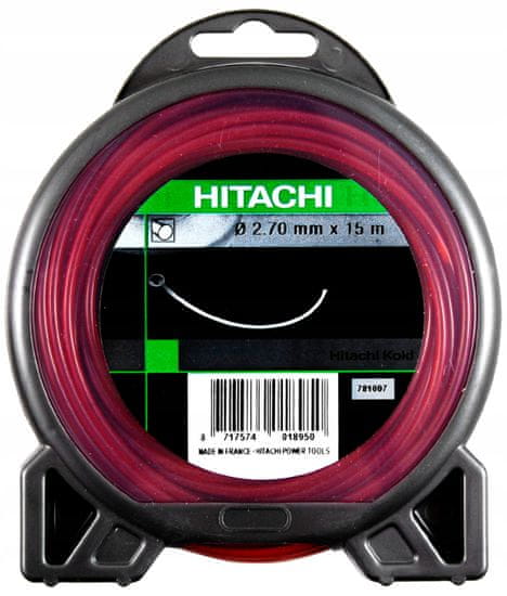 Hitachi Lisová kosa kulatá 2,7mmx15m 781007