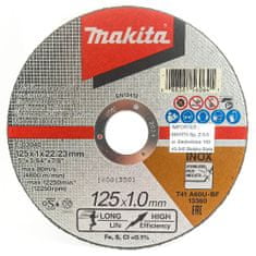 Makita Kotouč na řezání kovu, 125x1mm, INOX