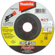 Makita Brusný kotouč 125x4mm flexibilní