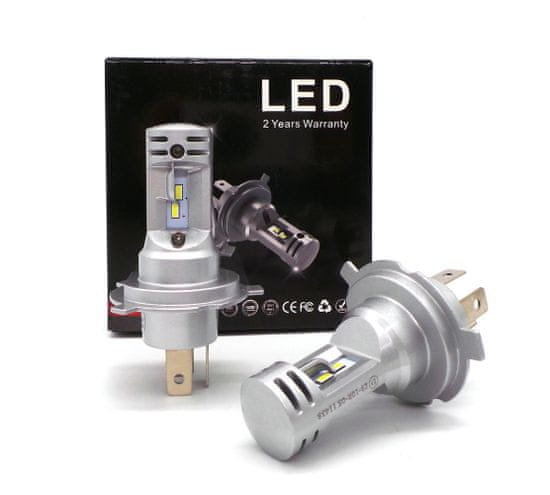 motoLEDy LED H4 9V-32V canbus CSP žárovky sada nových