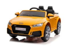 Lean-toys Autíčko Na Akumulátor Audi Ttrs Žluté