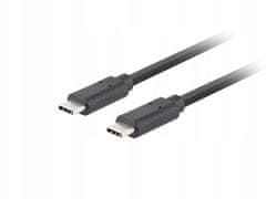 Lanberg Kabel CA-CMCM-32CU-0005-BK USB C - USB C 0.5m černý