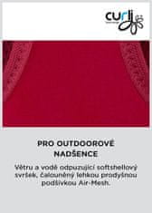curli Postroj pro psy Softshell Red XL, 12-18 kg