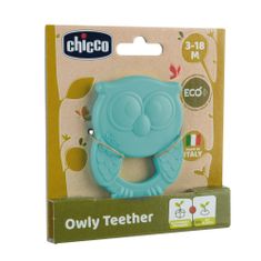 Chicco Kousátko Eco+ Sova Owly modrá 3m+