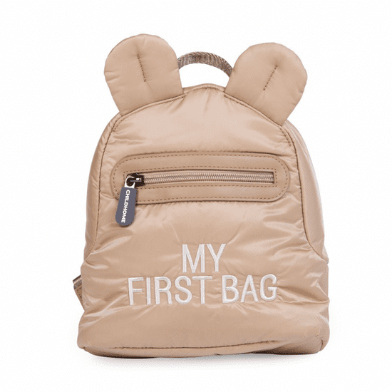 Childhome Dětský batoh My First Bag Puffered Beige