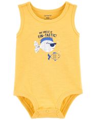 Carter's Body bez rukávů Yellow Fish kluk NB/vel. 56