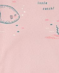 Carter's Set 3dílný triko bez rukávů, kraťasy, body bez rukávů Pink Ocean dívka LBB 6m