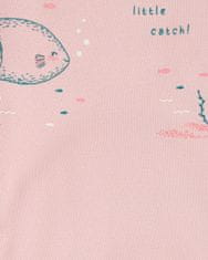Carter's Set 3dílný triko bez rukávů, kraťasy, body bez rukávů Pink Ocean dívka LBB NB/ vel. 56