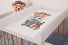 Ceba Baby CEBA Podložka přebalovací 2-hranná s pevnou deskou (50x70) Comfort Fluffy Puffy Lea