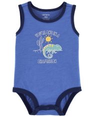 Carter's Body bez rukávů Blue Chameleon kluk 3m