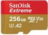 Micro (SDXC) SanDisk Extreme 256GB 190MB/s UHS-I U3 + SD adaptér (SDSQXAV-256G-GN6MA)