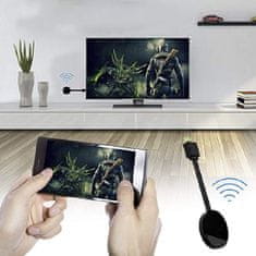 Cool Mango Bezdrátový adaptér hdmi pro TV, připojení k telefonu nebo tabletu, přenos obrazu z telefonu do TV, pro sledování filmů a obrázků a hraní videoher, snadná instalace pomocí kabelu hdmi, 1080p - ScreenTV