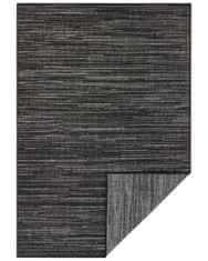 Elle Decor AKCE: 80x350 cm Kusový koberec Gemini 105549 Night Silver z kolekce Elle – na ven i na doma 80x350