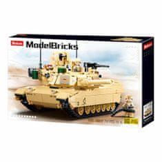 Sluban Model bricks m38-b0892 bitevní tank m1a2 sep v2