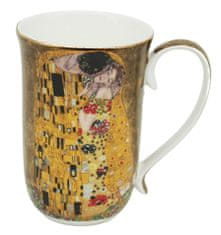 Home Elements  Porcelánový hrnek 400 ml, Klimt, Polibek zlatý