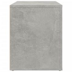 Greatstore Noční stolek betonově šedý 60x36x45 cm kompozitní dřevo