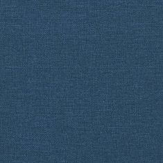 shumee Rám postele s čelem modrý 140x190 cm textil
