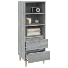 Greatstore Skříň highboard šedá sonoma 40 x 36 x 110 cm kompozitní dřevo