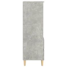 Greatstore Skříň highboard betonově šedá 40 x 36 x 110 cm kompozitní dřevo