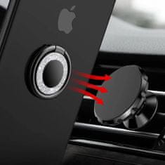 OEM Ring Holder - držák na mobil prsten, Magnetic černý