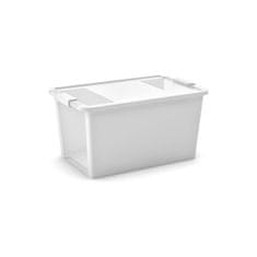 Kis Bi box L 40 litrů kombinace průhledná/bílá barva