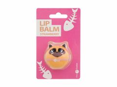 Kraftika 6g cute animals lip balm strawberry, balzám na rty