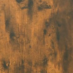 Greatstore Jídelní stůl kouřový dub 80 x 80 x 75 cm kompozitní dřevo