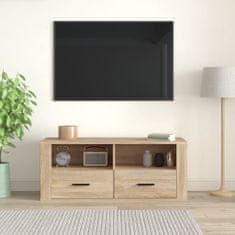 Vidaxl TV skříňka šedá sonoma 100 x 35 x 40 cm kompozitní dřevo