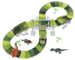 iMex Toys 9417 Dinosauří autodráha 142 dílků