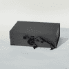 Velká černá dárková krabice s magnetickým víkem a vyměnitelnou stuhou