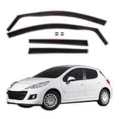 SCOUTT SCOUTT Ofuky oken pro Peugeot 207 5D Htb 2006-2012 4ks