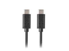 Lanberg Kabel CA-CMCM-31CU-0005-BK USB C - USB C černý 0.5m