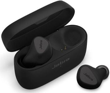 moderní sluchátka do uší jabra connect 5t Bluetooth nabíjecí pouzdro pohodlná dlouhá výdrž handsfree funkce