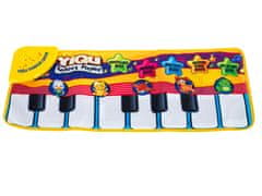 WOWO Interaktivní Výuková Podložka Mini Piano pro Děti, Rozměry 72x29cm