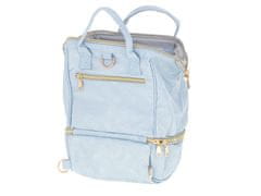 WOWO Modrá přebalovací taška s batohem a kojeneckými lahvemi pro cestování